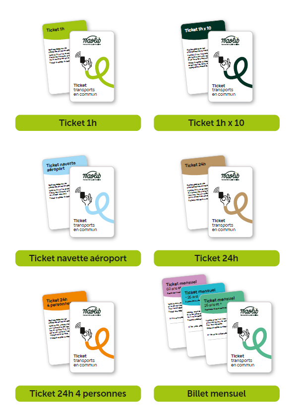 ticket sans contact naolib